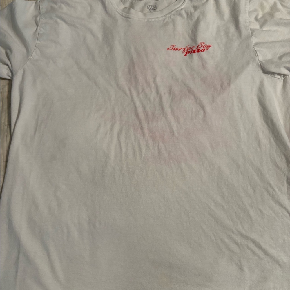 Funko White Tee Stranger Things Surfer Boy Pizza